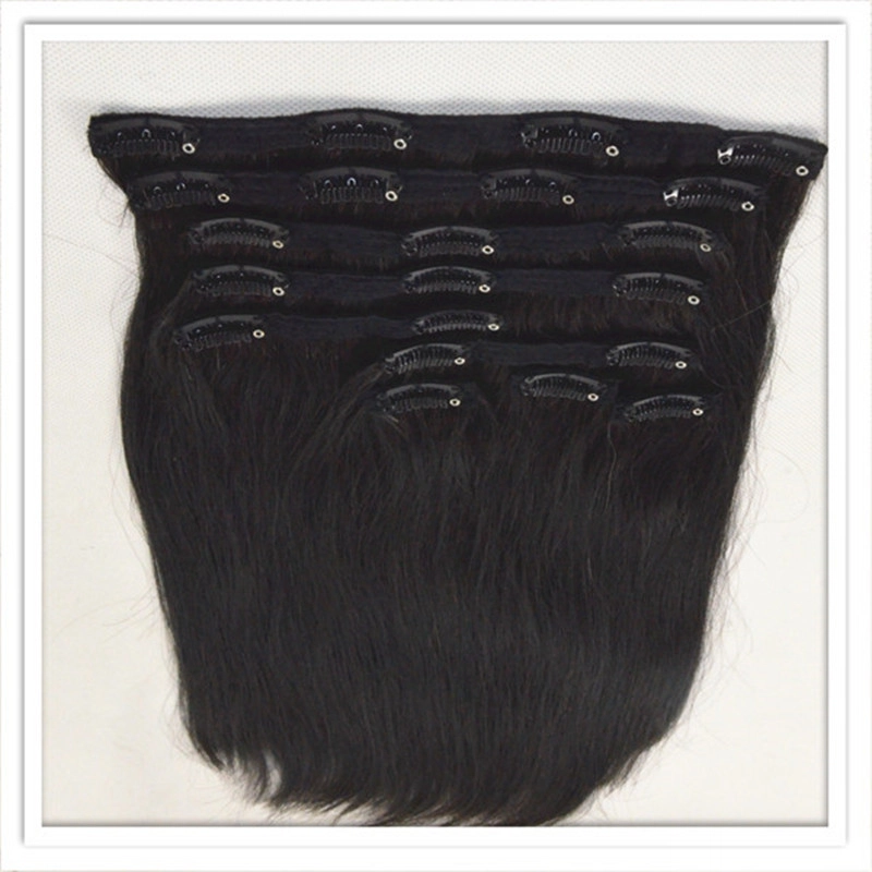 China Wholesale real clip in hair extensions HJ 002